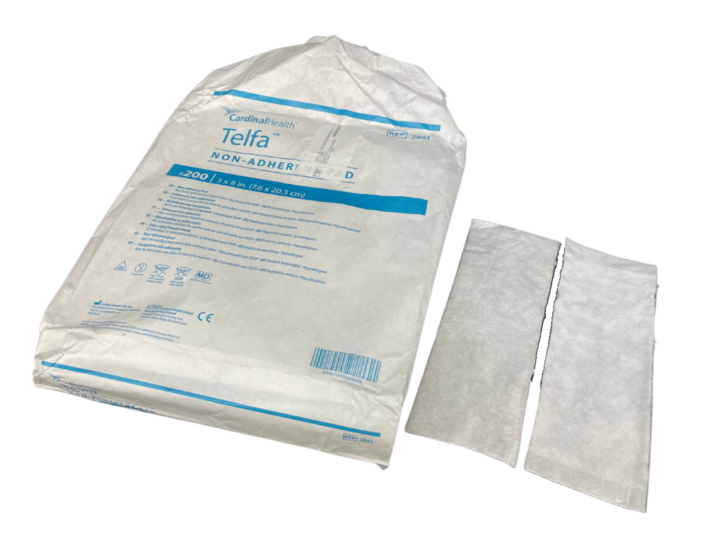 Covidien Telfa Dressing 7.5cmx20cm Non Adhesive Non